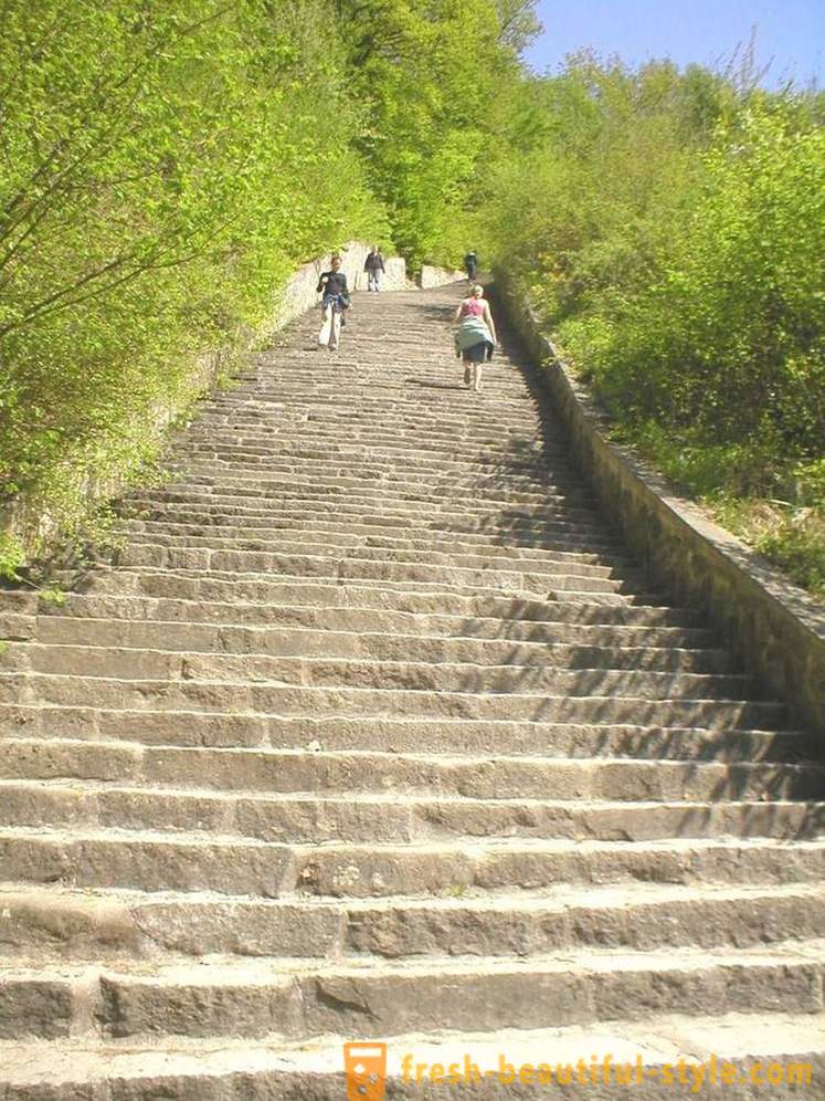 Stone stairs of death in Austria