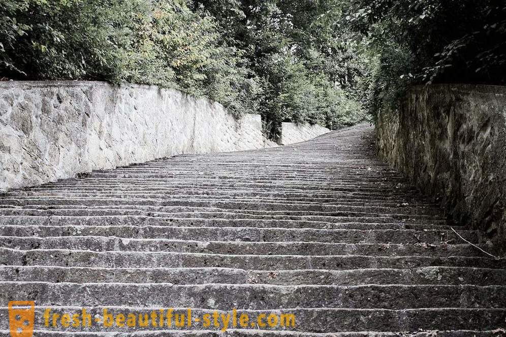 Stone stairs of death in Austria