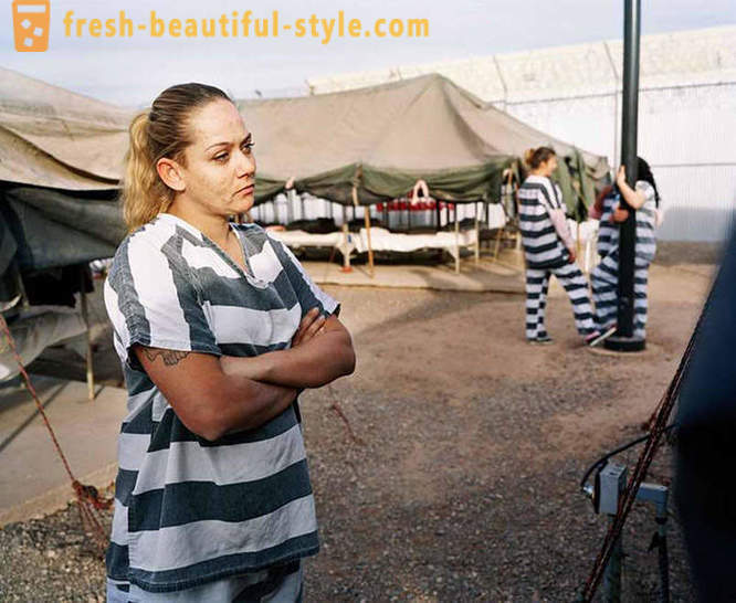 Weekdays women prisoners in a US prison