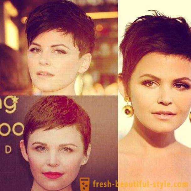Hairstyles for short hair for round face (photo)
