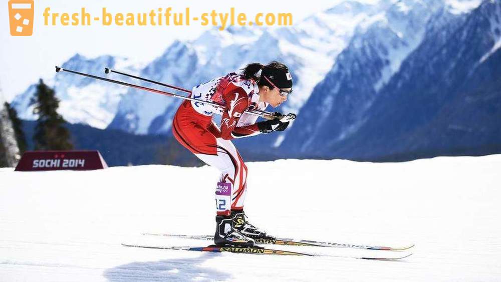 Characteristic types of skiing