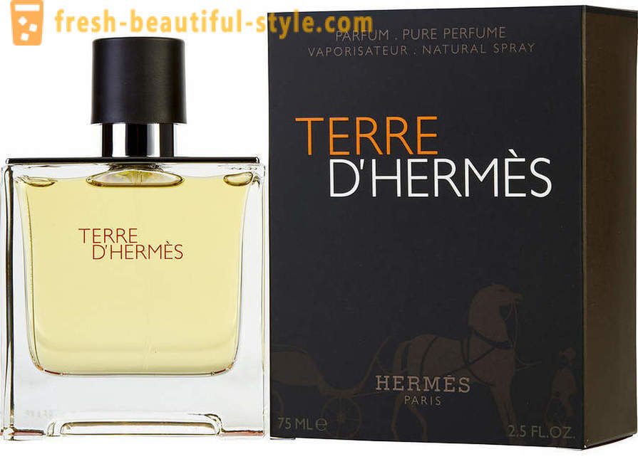 Aromatic elegance of male perfume by Hermes