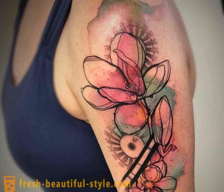 Abstract tattoo: definition, application site selection and fresh ideas.