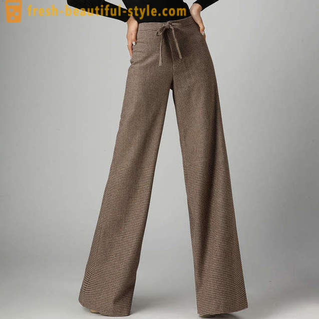 Wide pants women: photo, overview of models, what to wear?