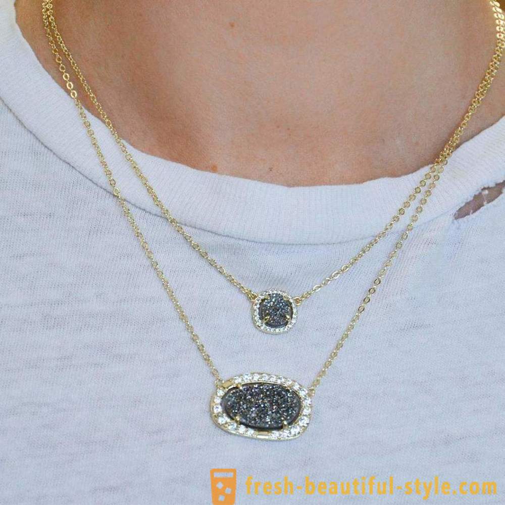 Chain with pendant - characteristics, types and the best combination of