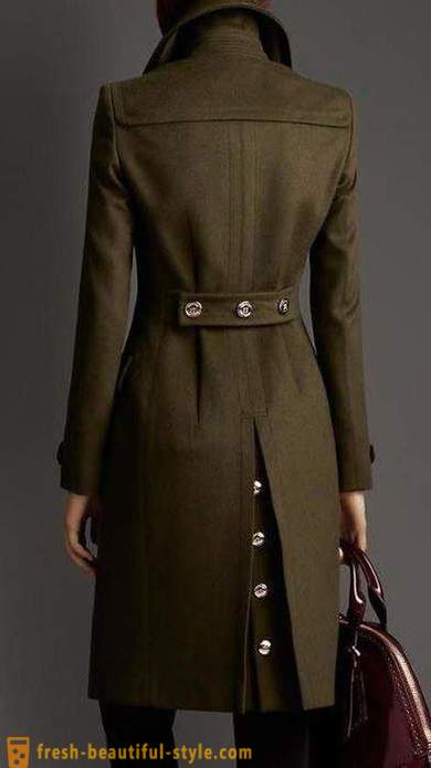 The strictness of the coat in military style
