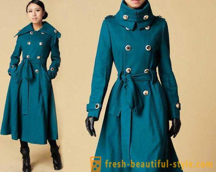 The strictness of the coat in military style
