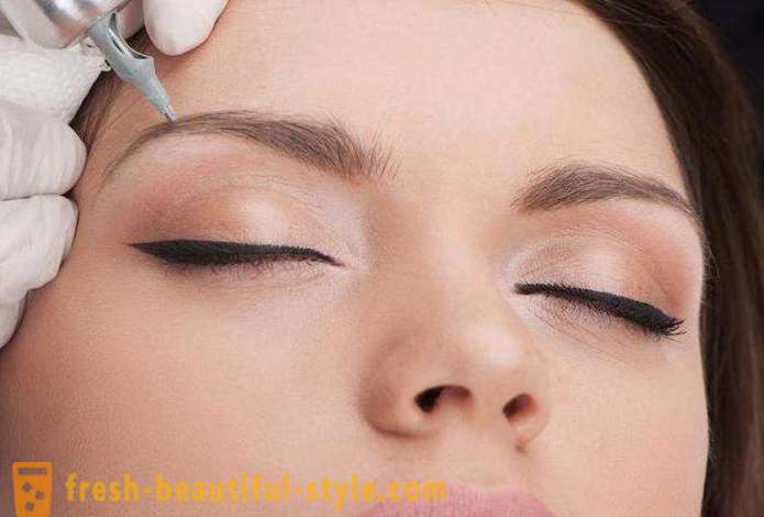 Tattooing eyebrows the hair technology: description, how many holds, photos