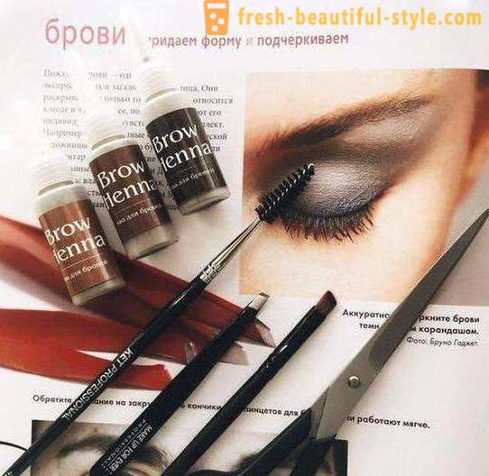 Henna for eyebrows Brow Henna: reviews, instructions