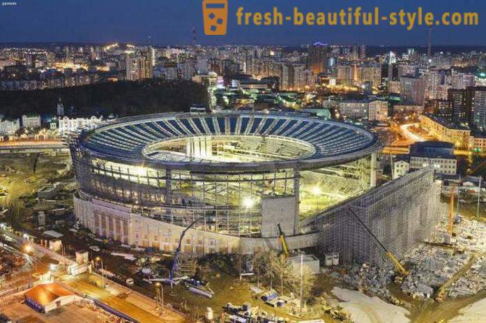 Central Stadium. The best stadiums of the country