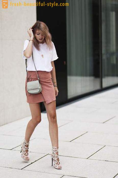 From what to wear pink skirt Tips stylists
