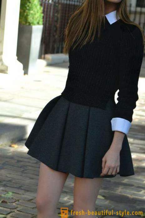 School skirts for teenagers: models, styles. School fashion for teens