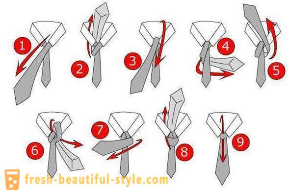 How to tie a Windsor tie knot
