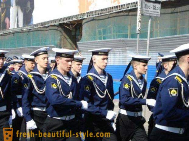 Casual and dress uniform of the Navy