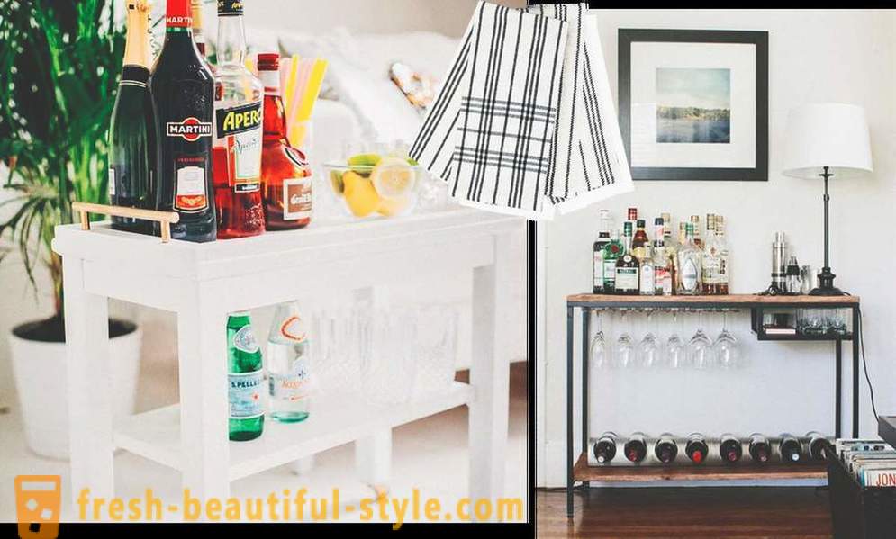 Drink wine and do not give up: how to quickly organize a home bar