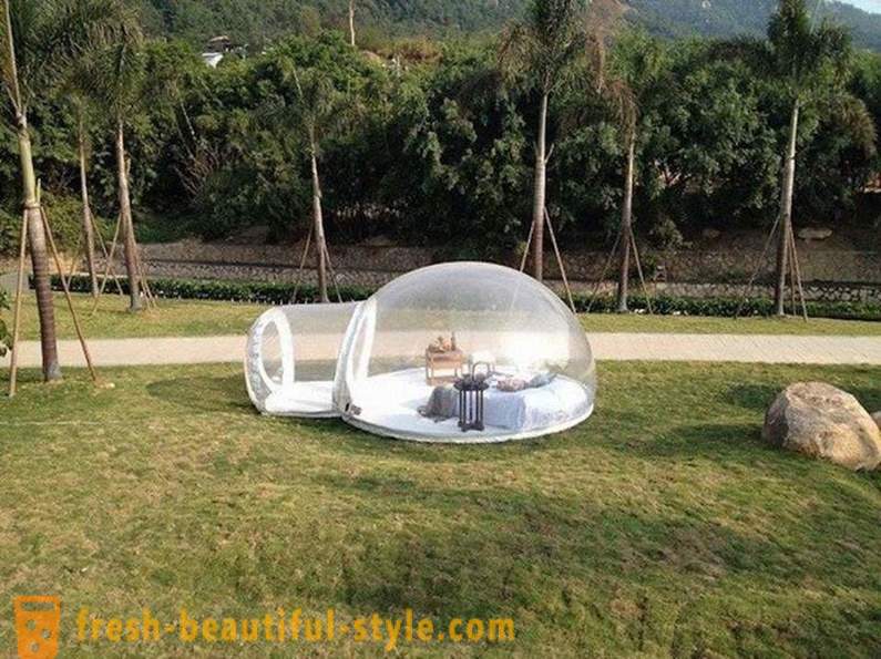 Tent for closest approach to nature