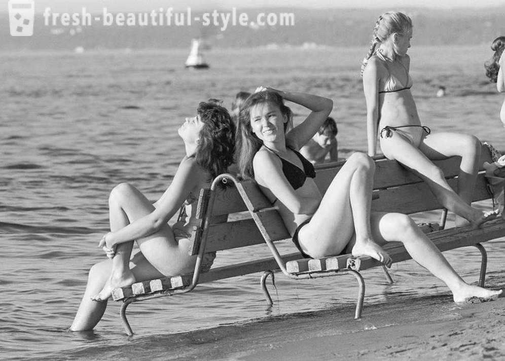 Beach holiday in the Soviet Union