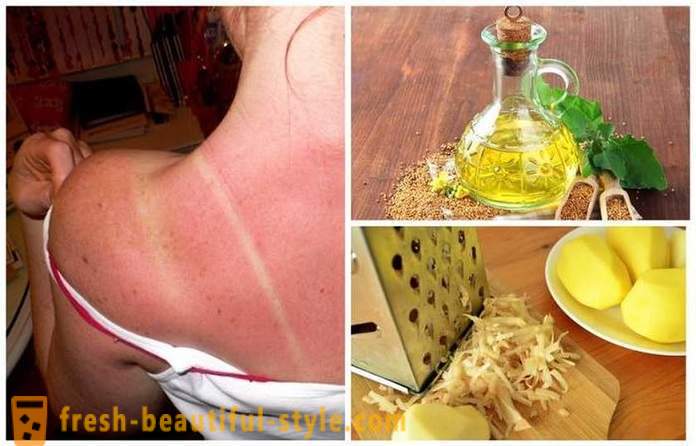 Foods that do not need to be used for sunburn