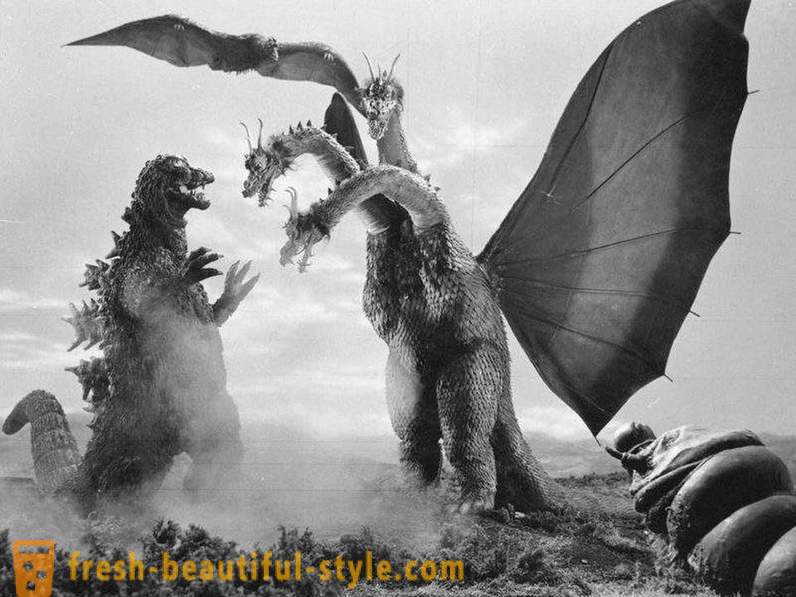 How to change the image of Godzilla from 1954 to the present day