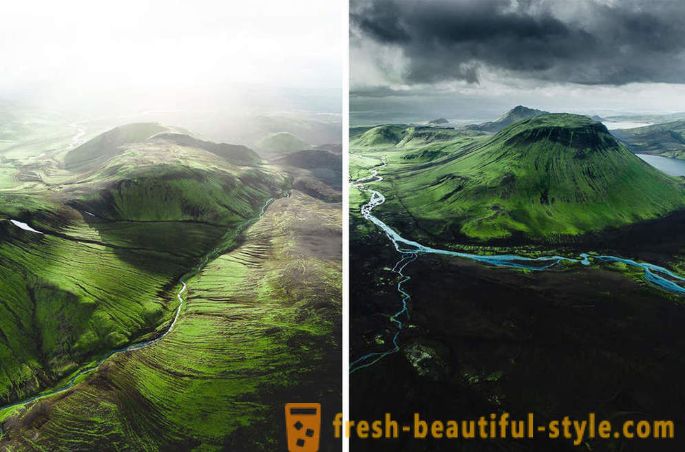 Iceland Aerial view