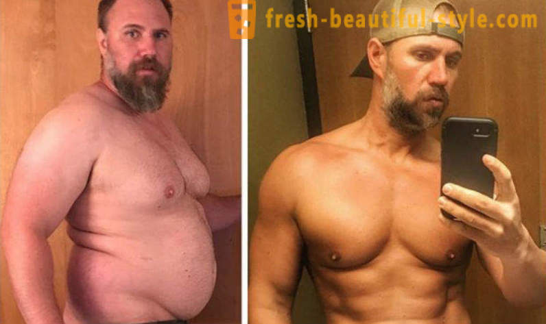 Father of three children lost weight and looked younger by 20 years