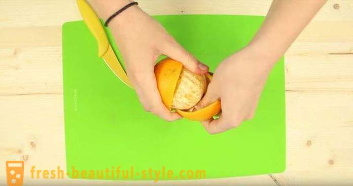 How to clean the fruit, do not get your hands dirty