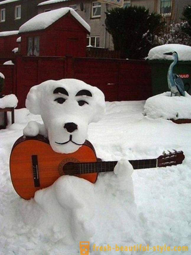 What's more, you can sculpt out of the snow