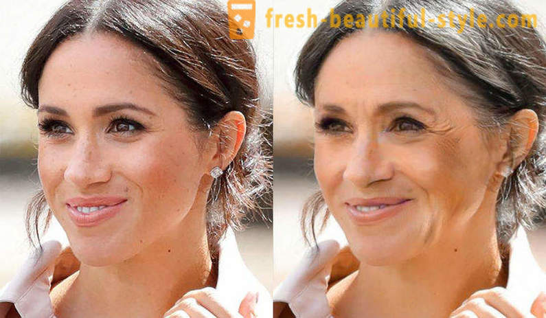 Doctors have shown as they would appear Meghan Markle and Kate Middleton in old age