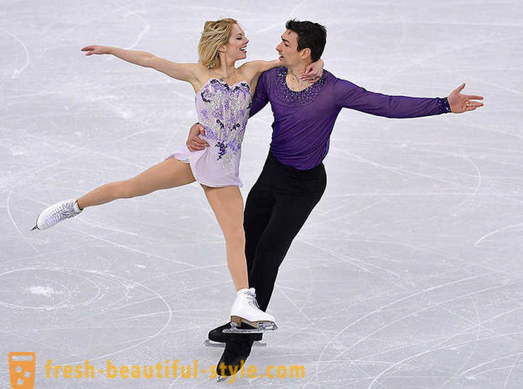 Love story pair skaters