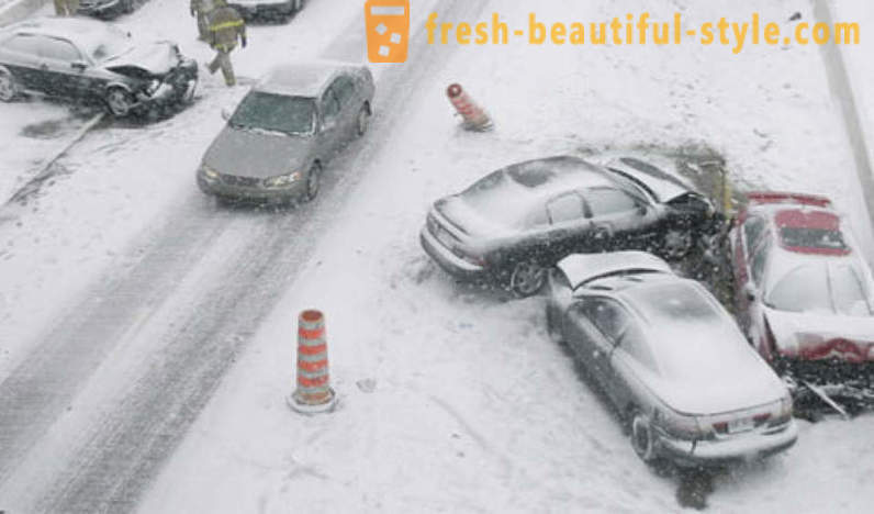 How to drive safely in winter