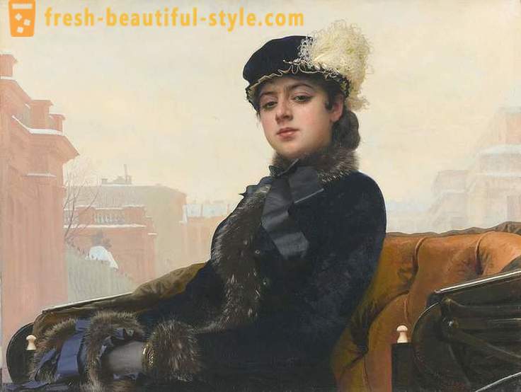 Who were the women depicted in the famous paintings by Russian artists