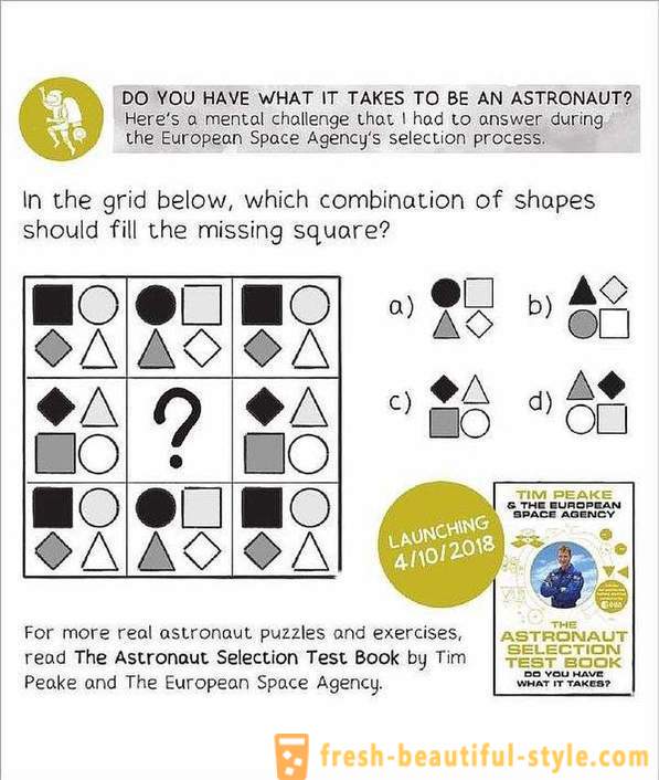 Puzzles for astronauts from the European Space Agency
