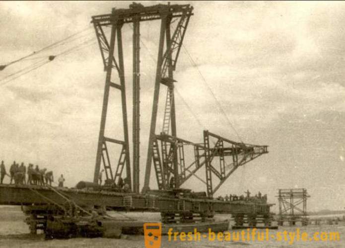 Crimean bridge, which was built in the USSR
