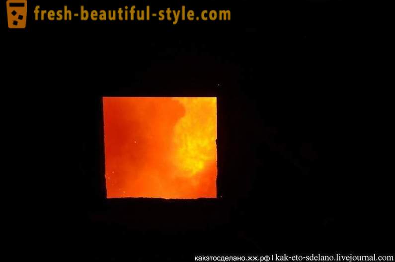 The principle of operation of a blast furnace