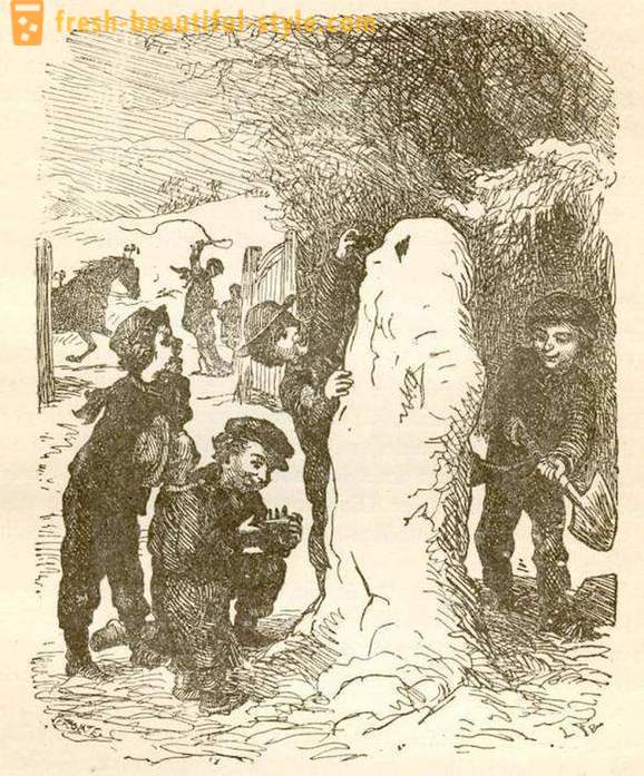 Snow hero: how there were snowmen