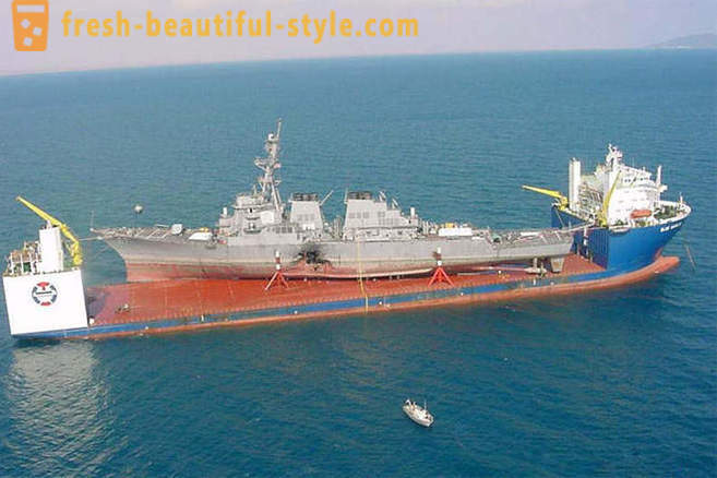 Blue Marlin, one of the largest ships