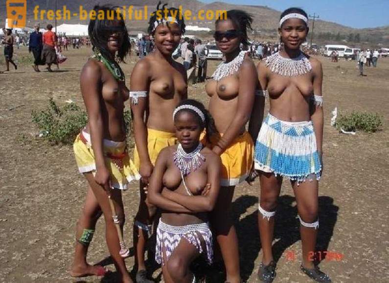 The parade of virgins in Swaziland in 2017