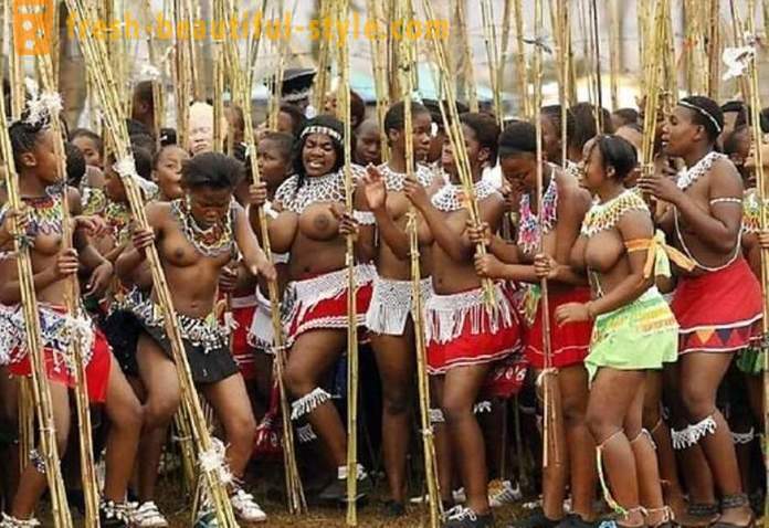 The parade of virgins in Swaziland in 2017
