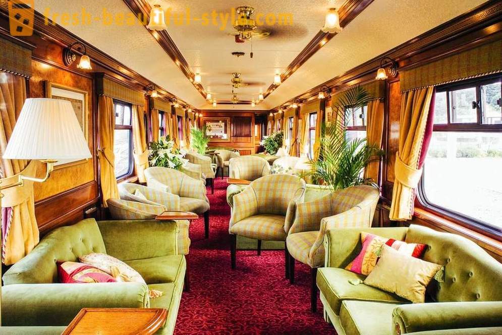 Atmospheric journey on the most comfortable trains of the world