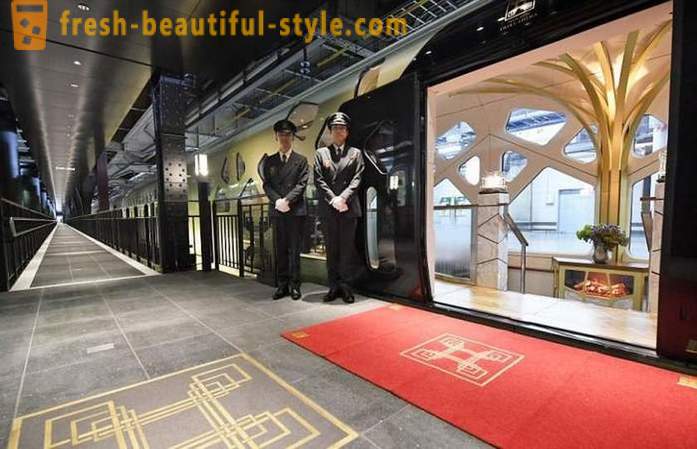 Shiki-Shima - unique Japanese luxury train