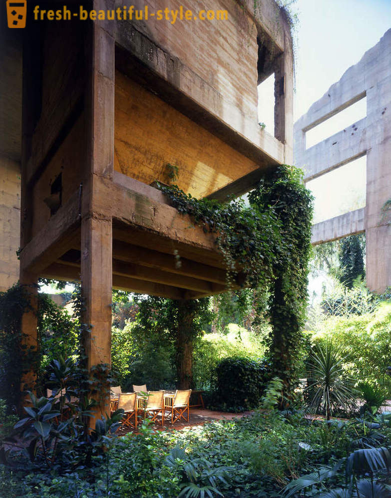 Abandoned cement factory became a luxury villa
