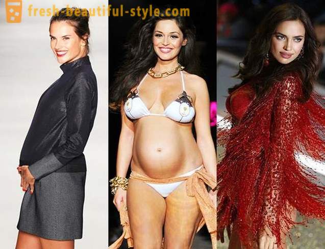 Defile in an interesting position: Irina Shayk and other pregnant model who boldly took to the podium