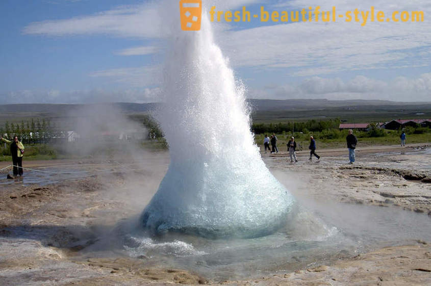11 geysers, demonstrating the incredible power and strength of the Earth