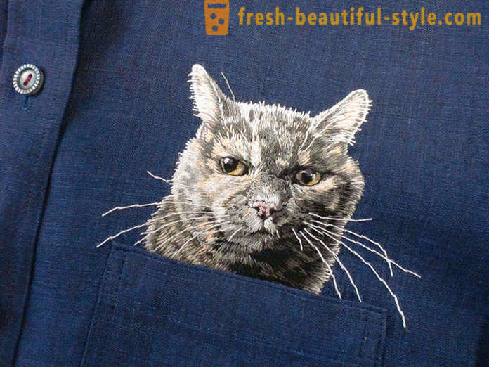 Pocket seals: marvelous embroidery of Japanese designer