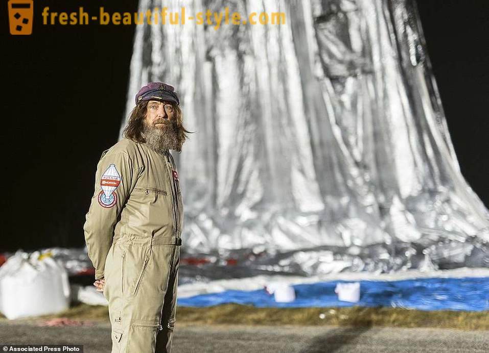 Russian priest Fedor Konyukhov set a world record for the world tour in a balloon