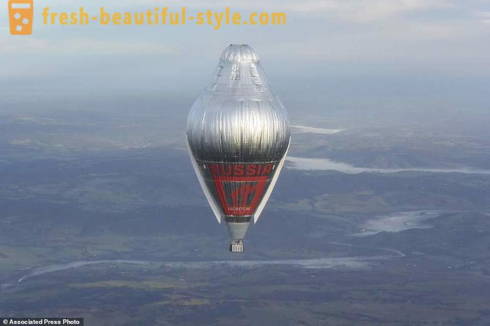 Russian priest Fedor Konyukhov set a world record for the world tour in a balloon