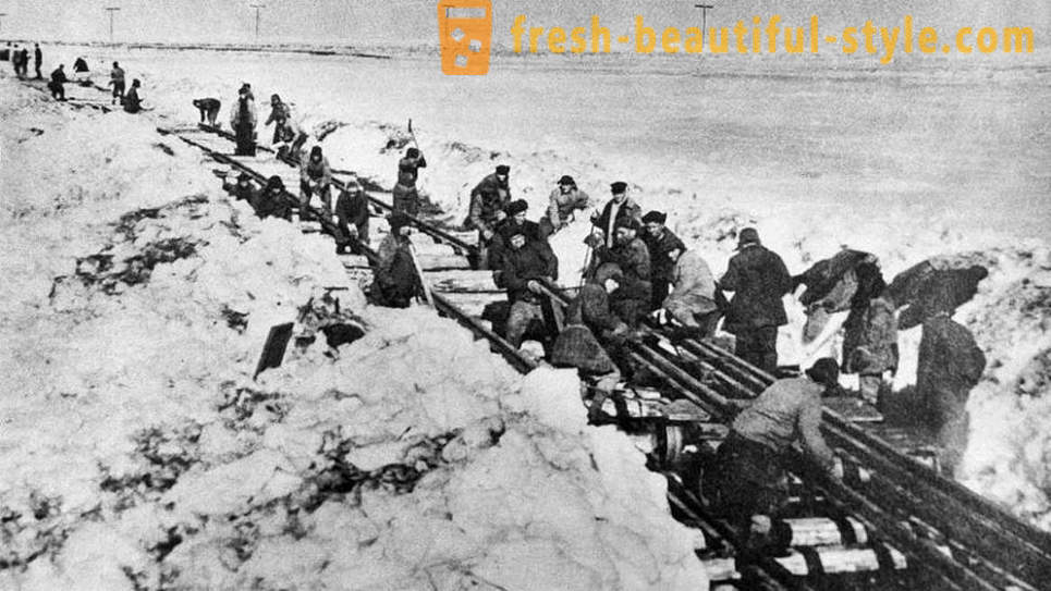 The trailer will not touch, aprons left: Stalin's road death in the Arctic