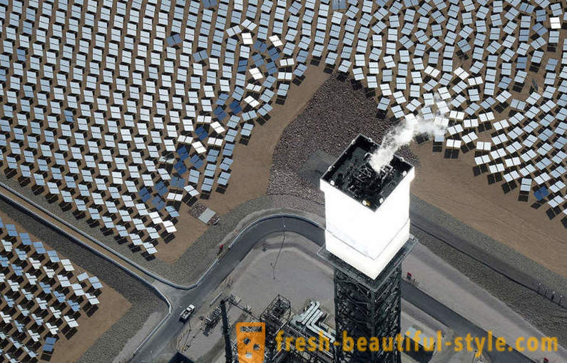 How does solar power plant in the world's largest