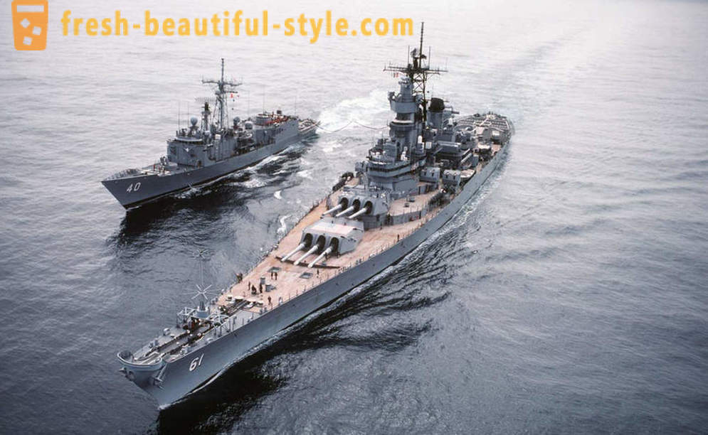 The main warships of the world