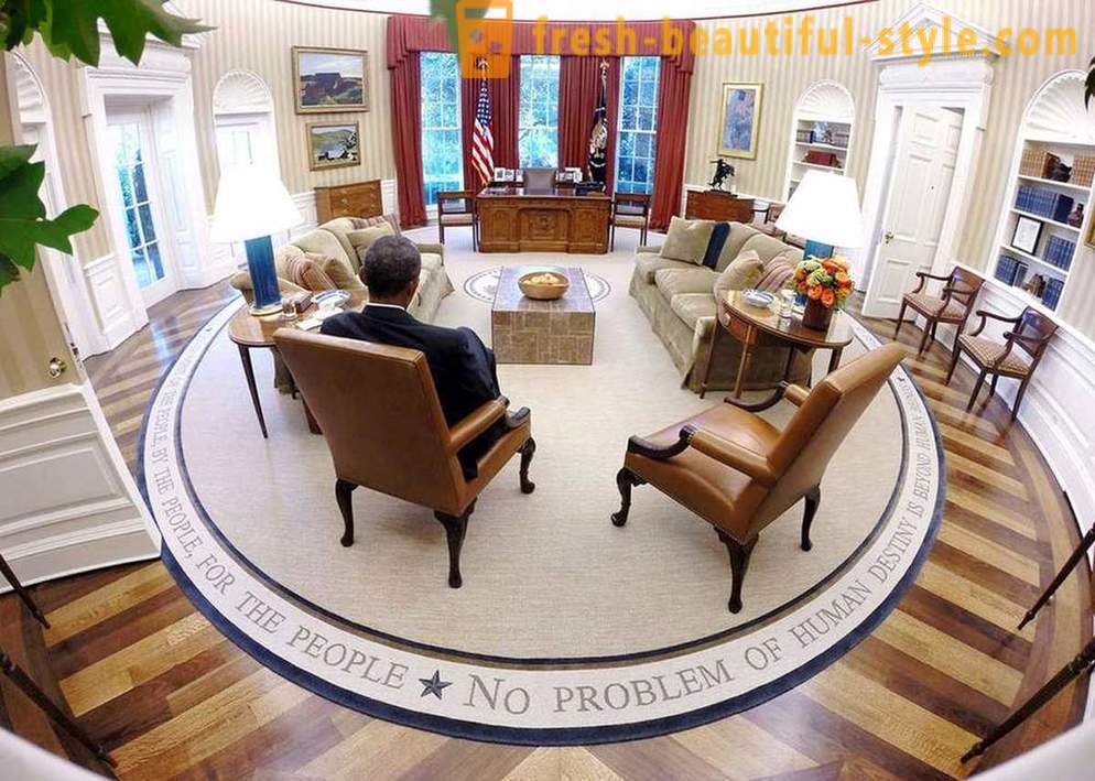 Inside the White House - the official residence of the US President